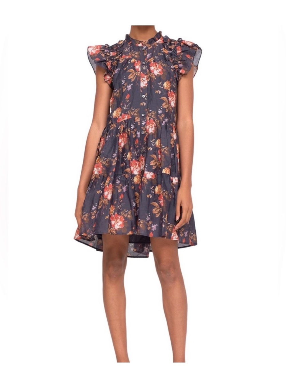 SEA NY Esme Floral Mini Dress - Small